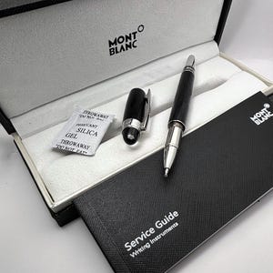 Montblanc Star Walker Black Ink All Black roestvrijstalen rollerbalpen