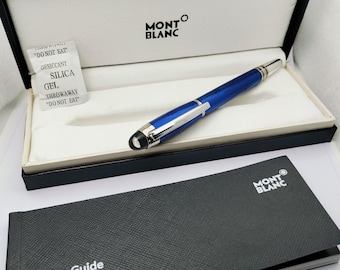 Montblanc Star Walker Tintenroller aus Edelstahl mit schwarzer Tinte