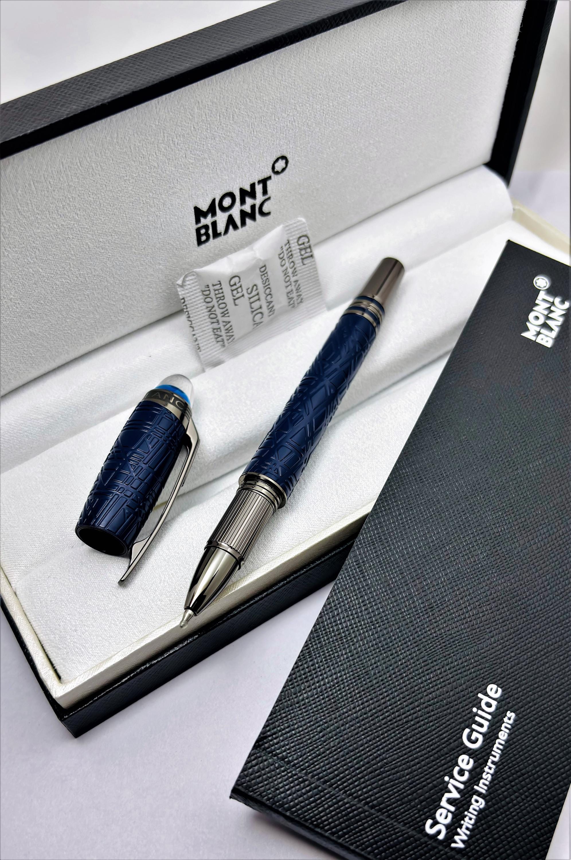 Mont Blanc ボールペン　BluePlanet スターウォーカー ブルー・プラネット ドゥエ ボールペン｜筆記具