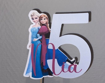 cake topper reine des neiges