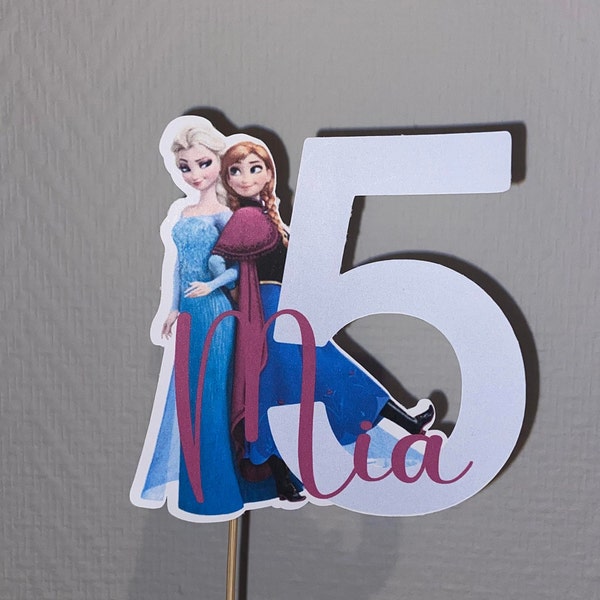 cake topper reine des neiges