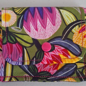 Wallet/Card/Purse - Green Floral