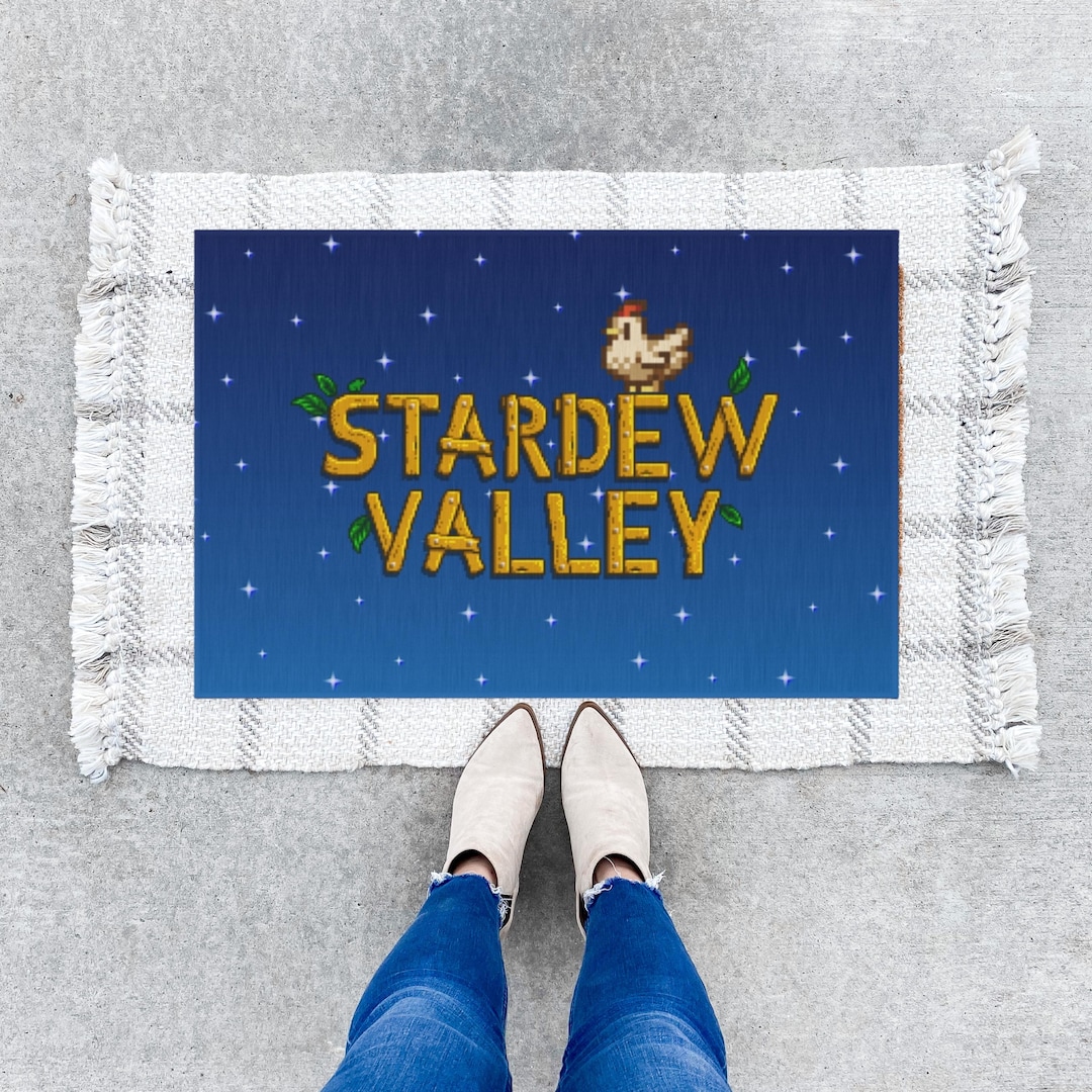 Stardew Valley Rug, Stardew Valley Decor, Stardew Valley Merch, Stardew ...