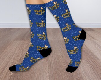 Stardew Valley Socks, Stardew Valley Gifts, Stardew Valley Merch, Stardew Merch, Stardew Chicken