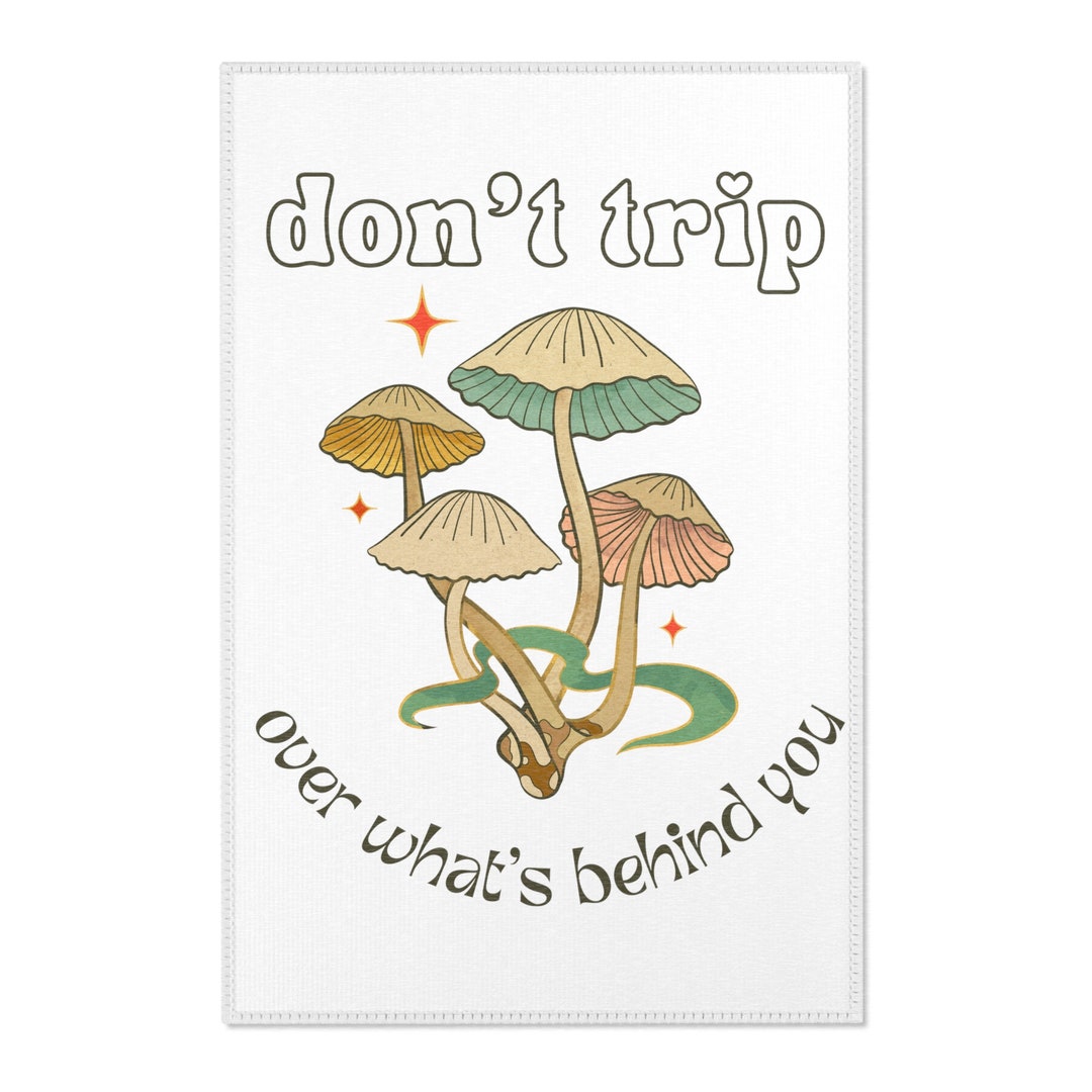 Weirdcore Rugs Mushroom Rug, Retro Rug, Aesthetic Rug, Funky Rug, Cottagecore Rug ...
