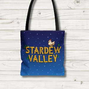 Stardew Valley Tote, Stardew Valley Merch, Stardew Valley Gift, Stardew Valley Birthday, Stardew Valley Chicken
