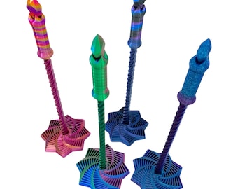 Expandierende Spinning Fidget Star Wand Edition