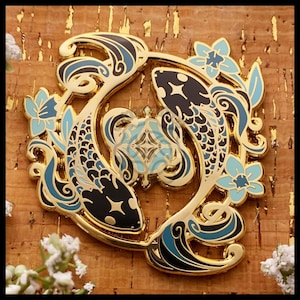 Pisces Hair Pins - Etsy