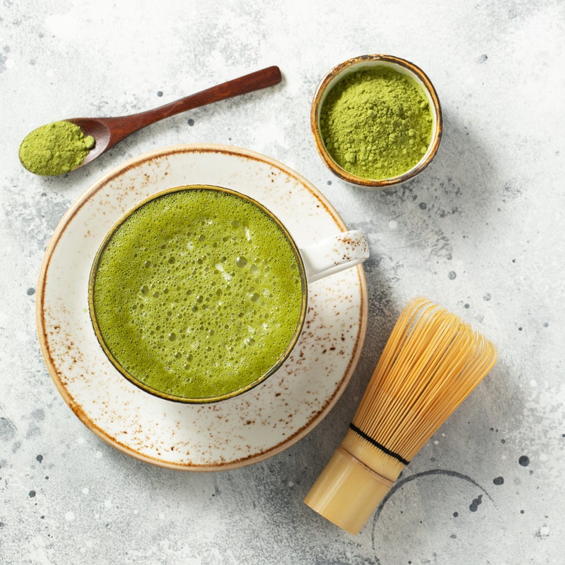 Matcha Green Tea Powder, Ceremonial Grade, High Quality, Vibrate Green ...