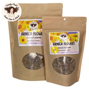 Witchy Pooh&#39;s Arnica Tea- Whole Flowers, Caffeine Free