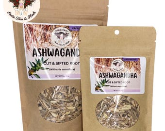 Witchy Pooh's Ashwagandha, racine coupée et tamisée, sans caféine