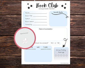 Book Club Group Review