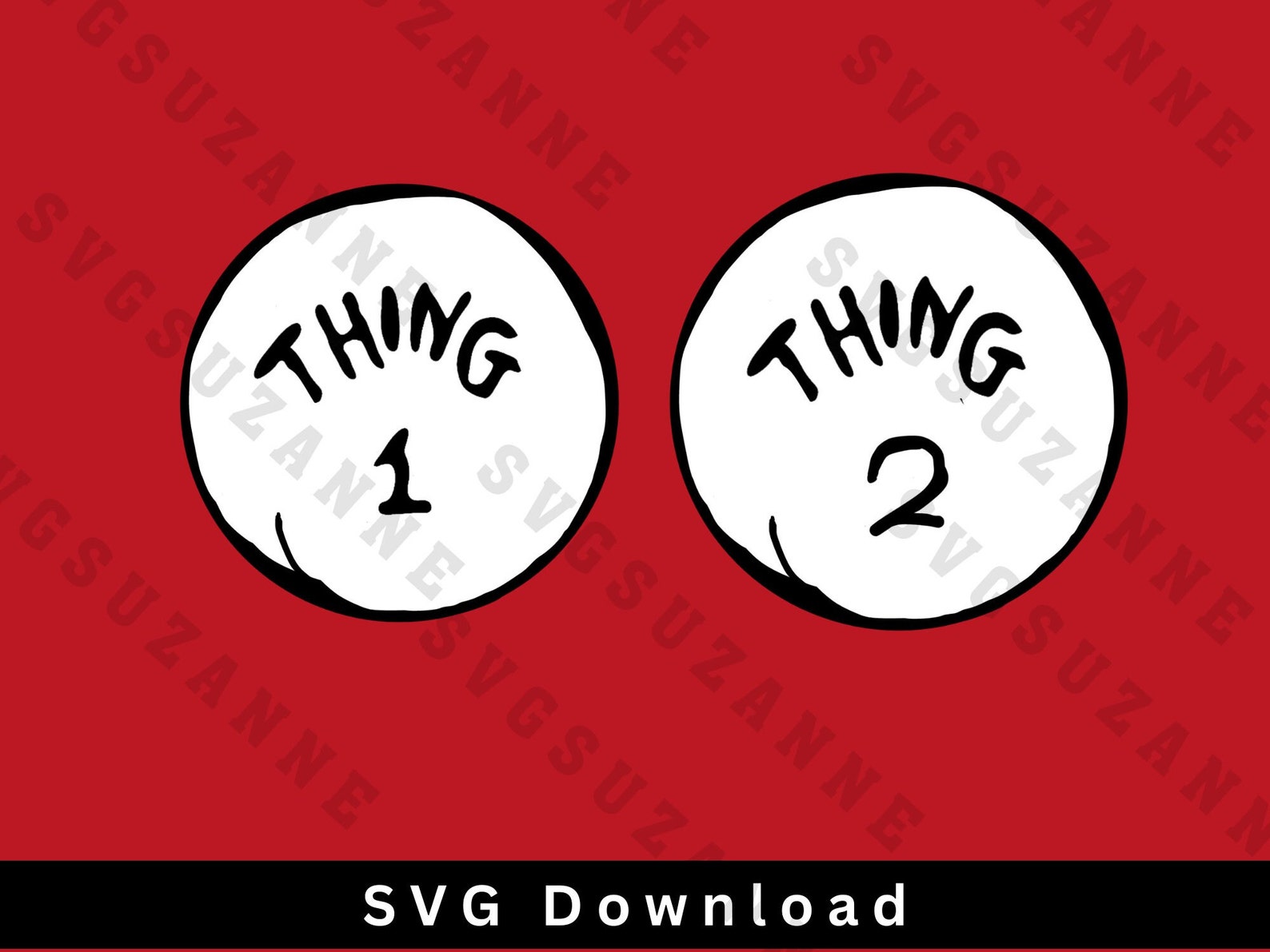 Thing 1 Svg Thing 2 Dr Seuss Design Digital Download Cricut Files Thing 1 Svg Thing 2 Dr Seuss Design Digital Download Cricut Files