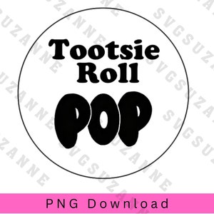 Tootsie Roll Png, Candy, Cute, Digital Download, Cricut File, Silhouette, Sublimation, 300dpi, Shirt Design