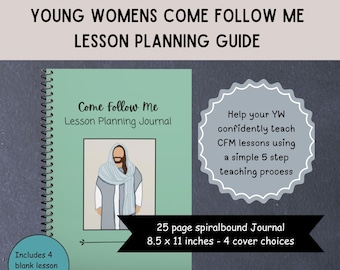 2025 Come Follow Me Young Women&#39;s Lesson Planning Journal