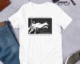 Falconor de gelukkige draak-unisex T-shirt