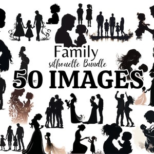Family Svg Bundle Clipart - 50 design. File SVG orgoglio familiare per Cricut, regalo di famiglia, Home Decor Svg, uso commerciale, download immediato