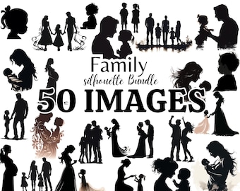Family Svg Bundle Clipart - 50 designs. family pride SVG files for Cricut, family gift, Home Decor Svg, Commercial Use, Instant Download