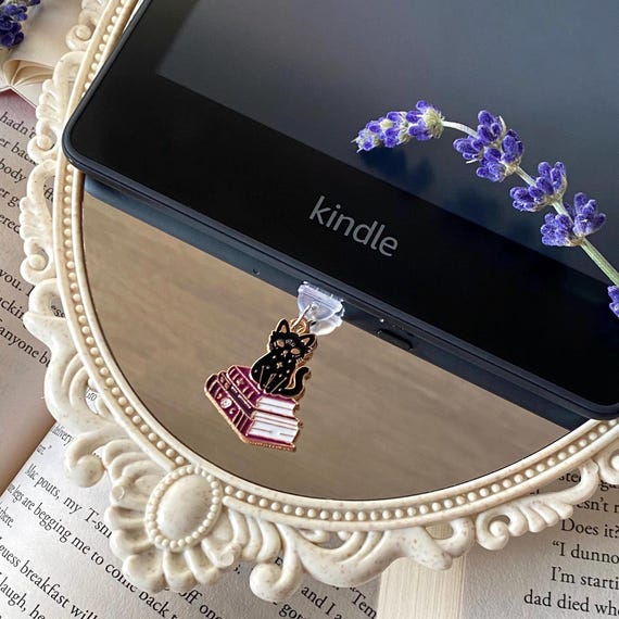 Kindle Dust Plug Charm Invisible Illness Club Kindle Charms - Funny Mental Health Dust Plugs For Type C & Lightning Ports Kindle Dust Plug Accessory