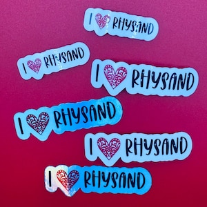 I love Rhysand - Premium sticker, Acotar Sticker, Rhysand sticker.