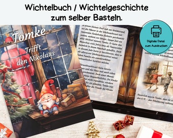 Wichtelbuch - Tomke 3 - Tomke trifft den Nikolaus - zum Ausdrucken