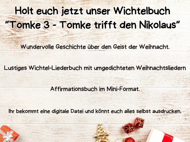 Wichtelbuch Tomke 3 Tomke trifft den Nikolaus zum Ausdrucken Bild 4