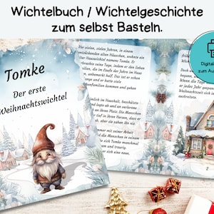 Wichtelbuch - Tomke - Der erste Weihnachtswichtel - zum Ausdrucken