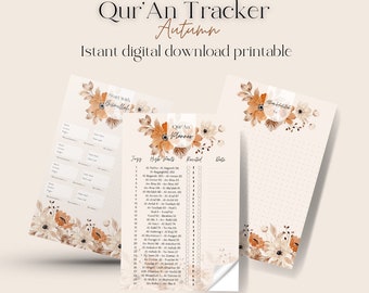 Qur’An Tracker Autumn