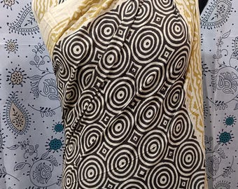 Hand Block Printed Beach Sarong for Women beach scarves in cotton Beach Wrap Pareo Beach Swim wear gift for her Beach Cover Ups Indian lungi