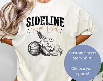 Personalized Sports Shirt Custom Sports Mom Shirt Mom of Sports Kids Shirt Sports Mom Shirt Track Mom Shirt Football Mom Shirt Football Mom