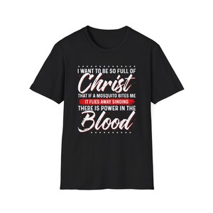 Full of Christ Christian Inspirational T-Shirt, Faith Shirt, Religious Apparel, Motivational Tee, Gift for Believers, Church Outfit