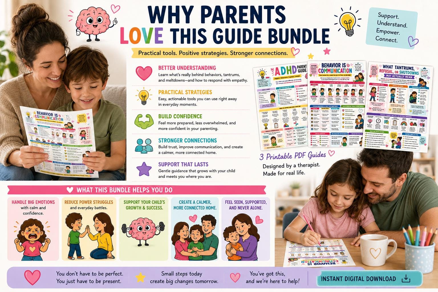 ADHD Parenting Guide Bundle | Printable PDF for Parents - Etsy
