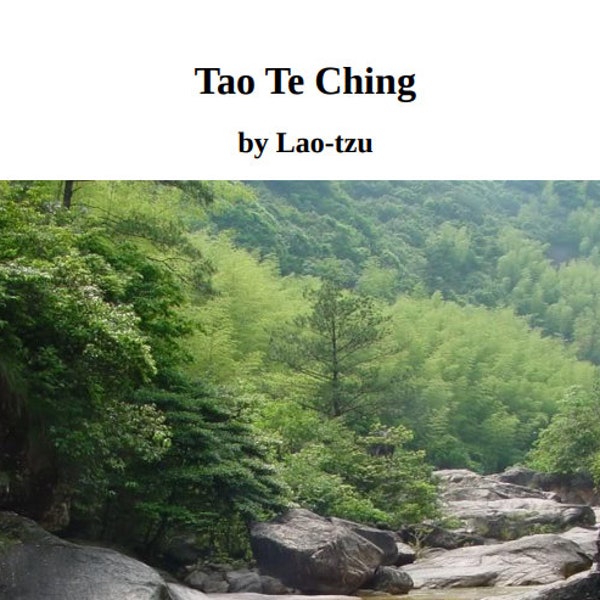 Tao Te Ching ebook