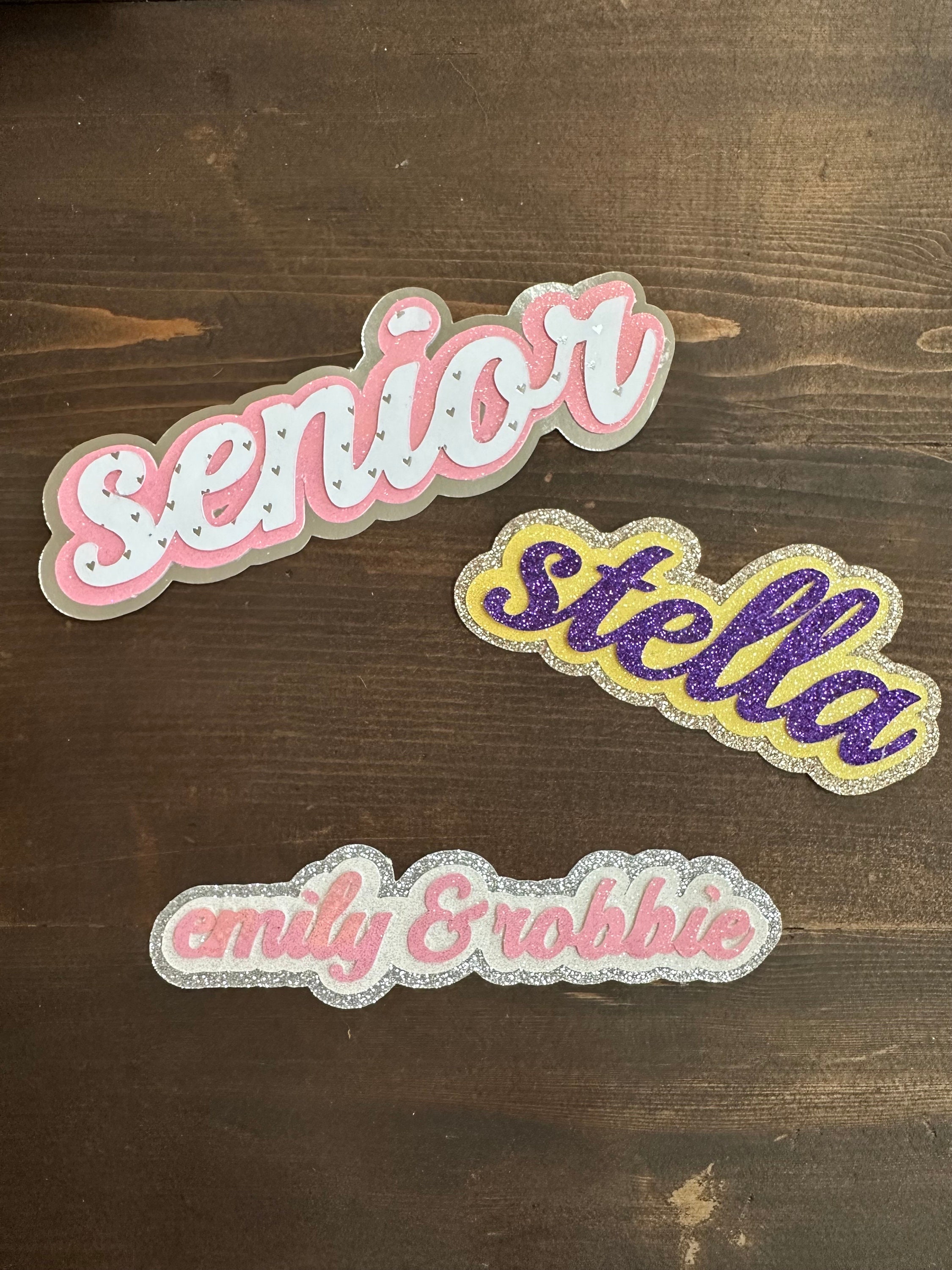 Custom Name Cuts, Name for Homecoming Mum, Custom Mum Decoration, Homecoming Supplies, Accessories for Mum, Name for Mum Cutout,