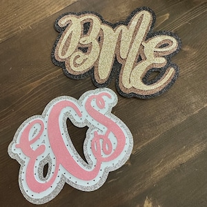 Custom Monogram Cuts, Monogram for Homecoming Mum, Custom Mum Decoration, Homecoming Supplies, Accessories for Mum, Monogram Mum Cutout,