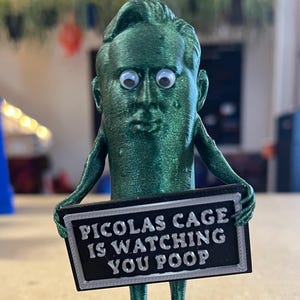 Picolas Cage Bathroom Buddy Figurine