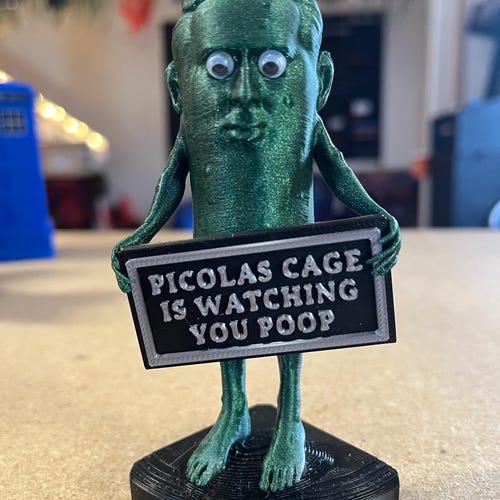 Figurine ami de salle de bain cage Picolas