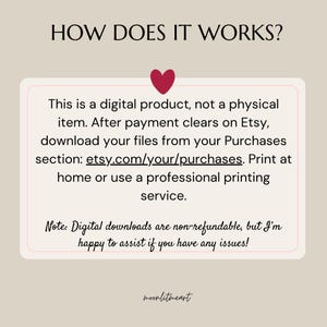 PDF Digital Download - Large Print Water Intake Tracker