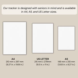 PDF Digital Download - Large Print Water Intake Tracker