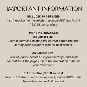 PDF Digital Download - Large Print Water Intake Tracker