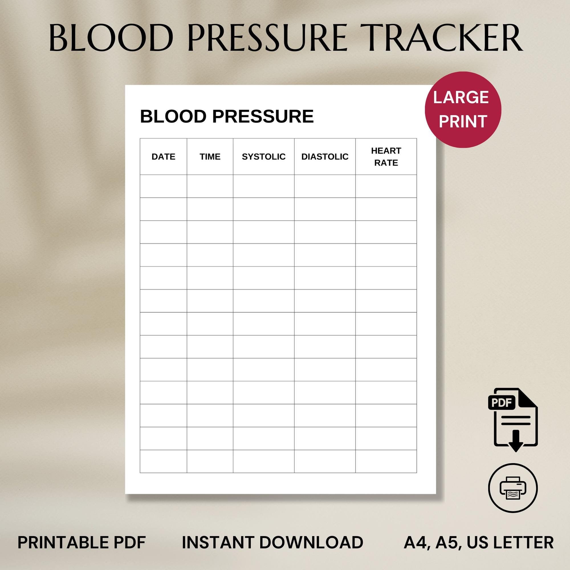 large-print-blood-pressure-tracker-simple-layout-for-elderly-senior-friendly-bp-log-printable-a5-a4-us-letter-digital-download-pdf-etsy for Free Printable Large Print Blood Pressure Log Large Print Blood Pressure Tracker, Simple Layout for Elderly, Senior-friendly BP Log, Printable A5, A4 & US Letter, Digital Download PDF - Etsy for Free Printable Large Print Blood Pressure Log