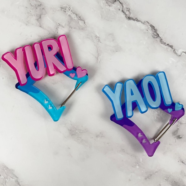 Yaoi/yuri carabiners
