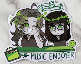 Sticker Yuri vert