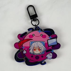 Grimmy Tamagotchi Keychain （ Date with Death )