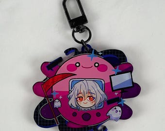Grimmy Tamagotchi Schlüsselanhänger （ Datum mit Tod )