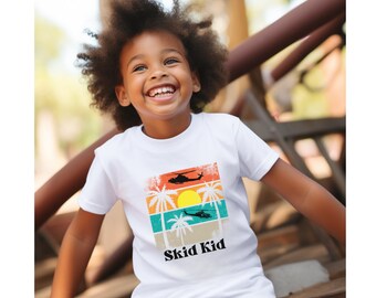 Toddler Skid Kid shirt, helicopter toddler shirt, helicopter birthday, marine corps helicopter, military child shirt, helicopter kid, skids