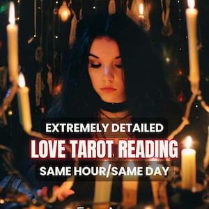 SAME HOUR BLIND Psychische Liebe Tarot Lesung, Twin Flame, Soulmate Lesung, Mittlere spirituelle Beratung mit Tarot Karten