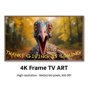Thanksgiving Turkey Delight | Samsung Frame TV Art | ThanksGiving Frame TV Art | Thanksgiving Turkey | Digital Download