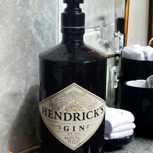 Soap Dispenser Hendricks Bottle