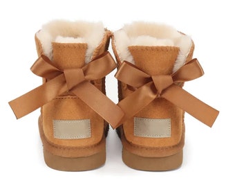 Bailey Bow Girls Mini Boot